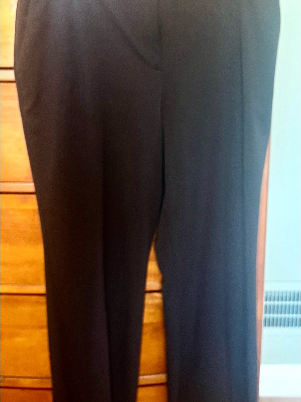 Halogen Brown Straight-Leg Dress Pants